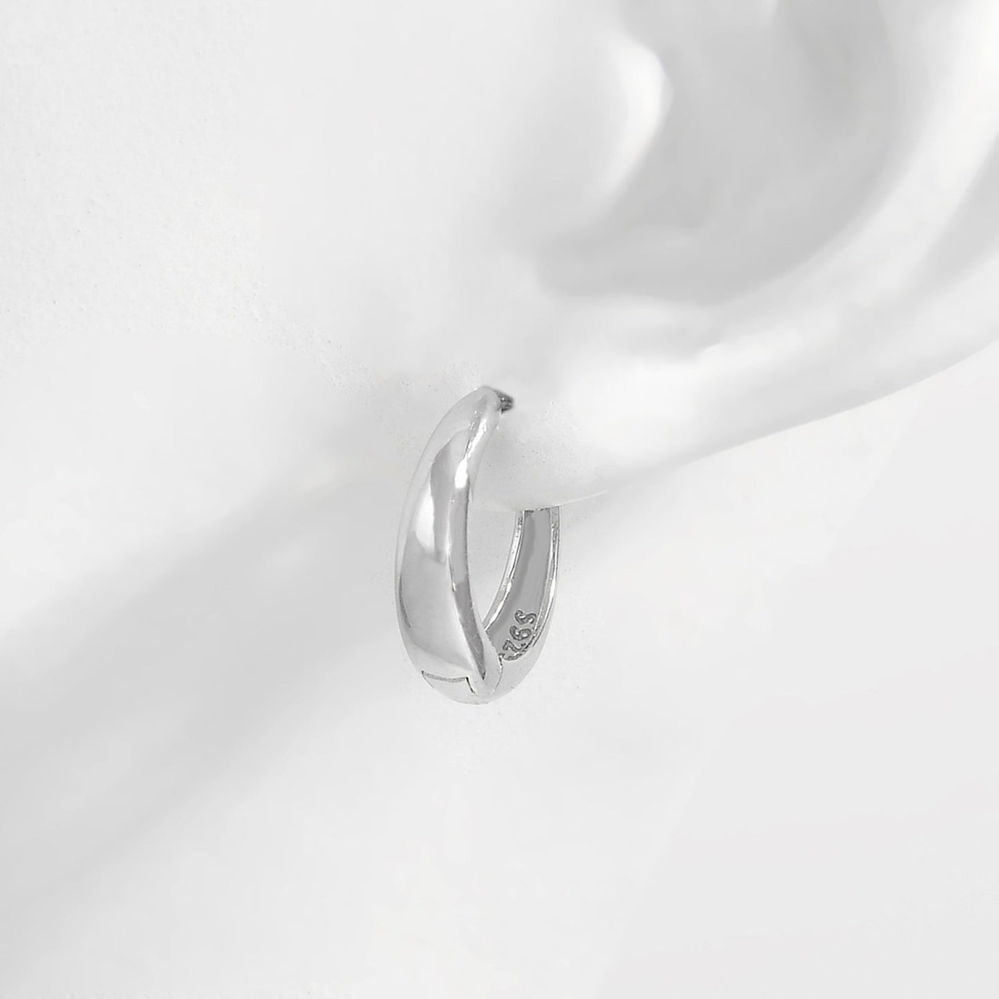925 Sterling Silver Huggie Earrings - Avek Brand