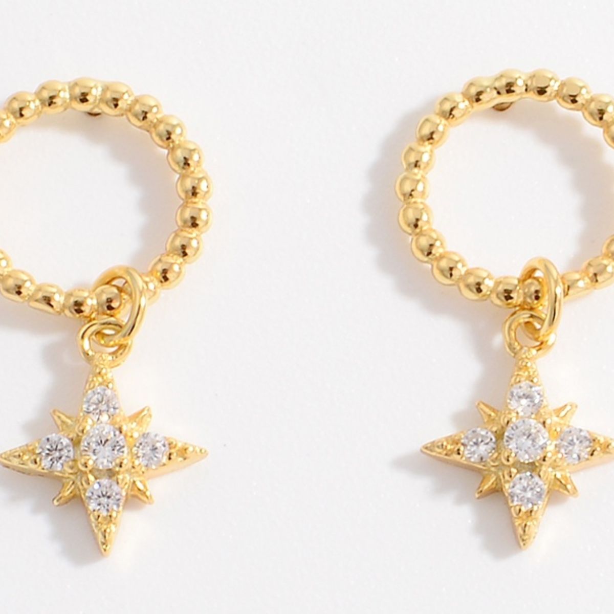925 Sterling Silver Zircon Dangle Earrings - Avek Brand
