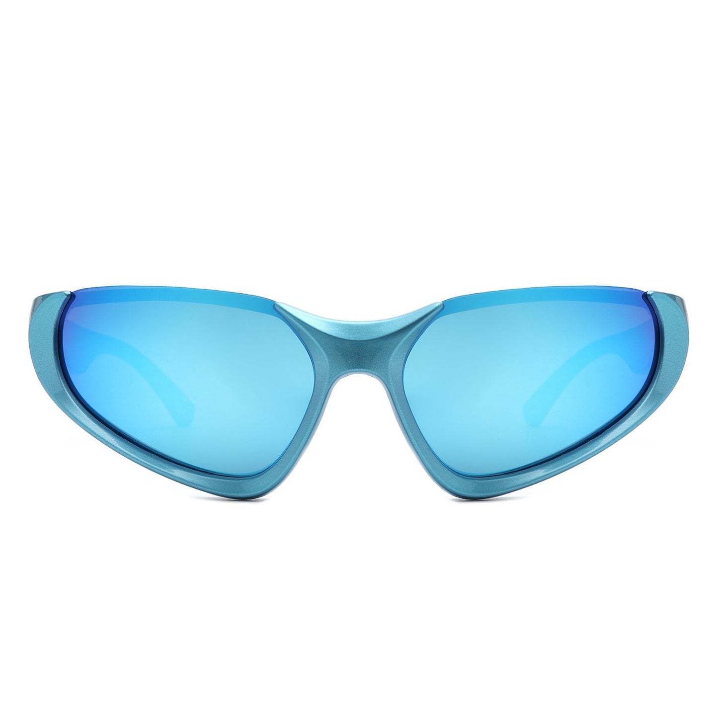 Dazzling - Retro Rectangle Wrap Around Fashion Sunglasses - Avek Brand