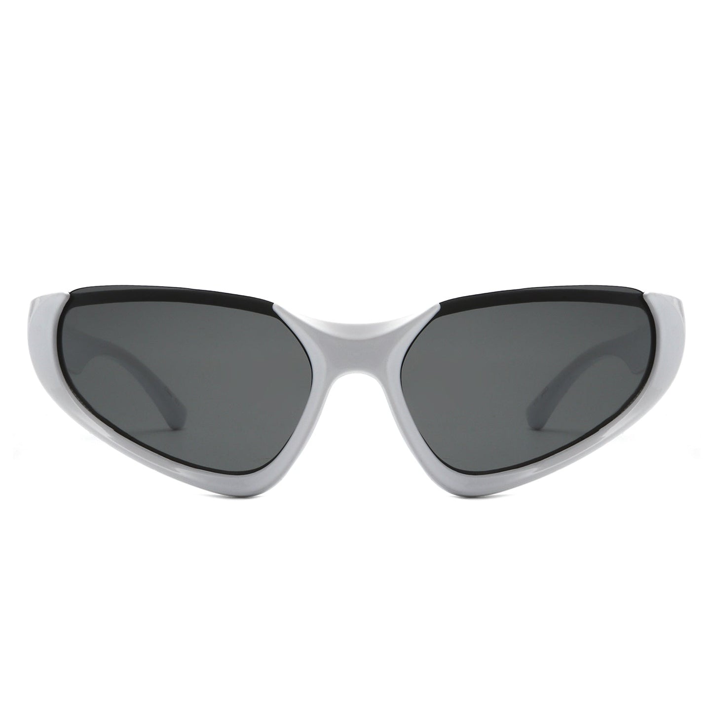 Dazzling - Retro Rectangle Wrap Around Fashion Sunglasses - Avek Brand