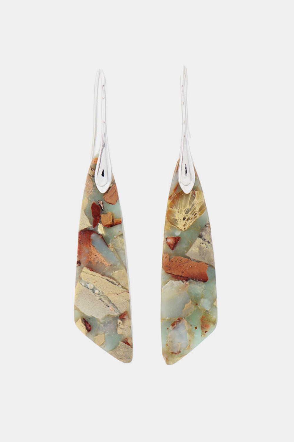 Handmade Natural Stone Dangle Earrings - Avek Brand