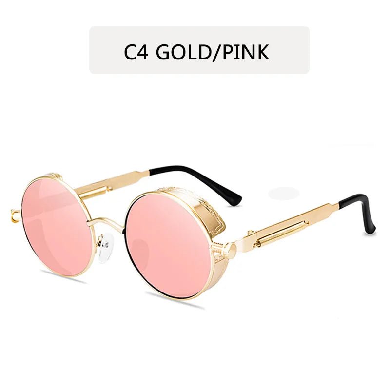 Metal Steampunk Sunglasses Men Women Fashion - Avek Brand