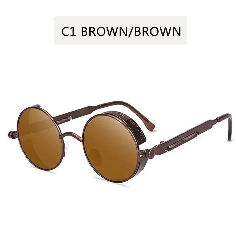 Metal Steampunk Sunglasses Men Women Fashion - Avek Brand