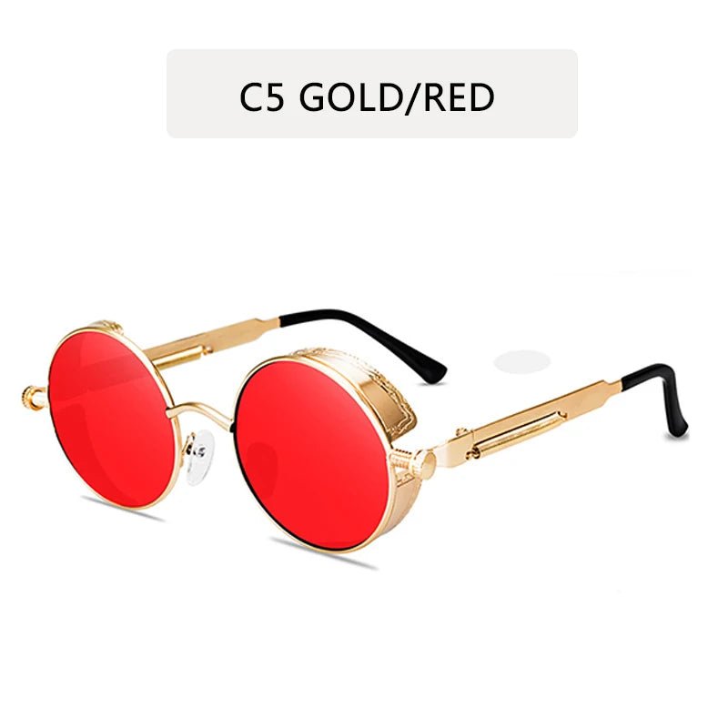 Metal Steampunk Sunglasses Men Women Fashion - Avek Brand