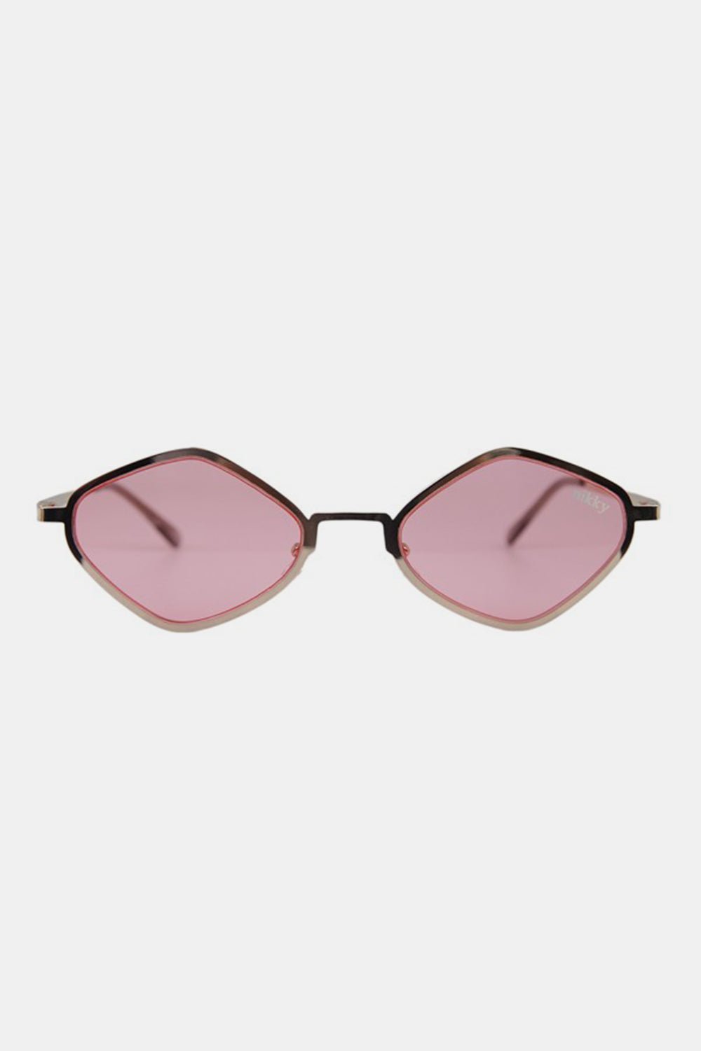 Nicole Lee USA Metal Frame Geometric Sunglasses - Avek Brand