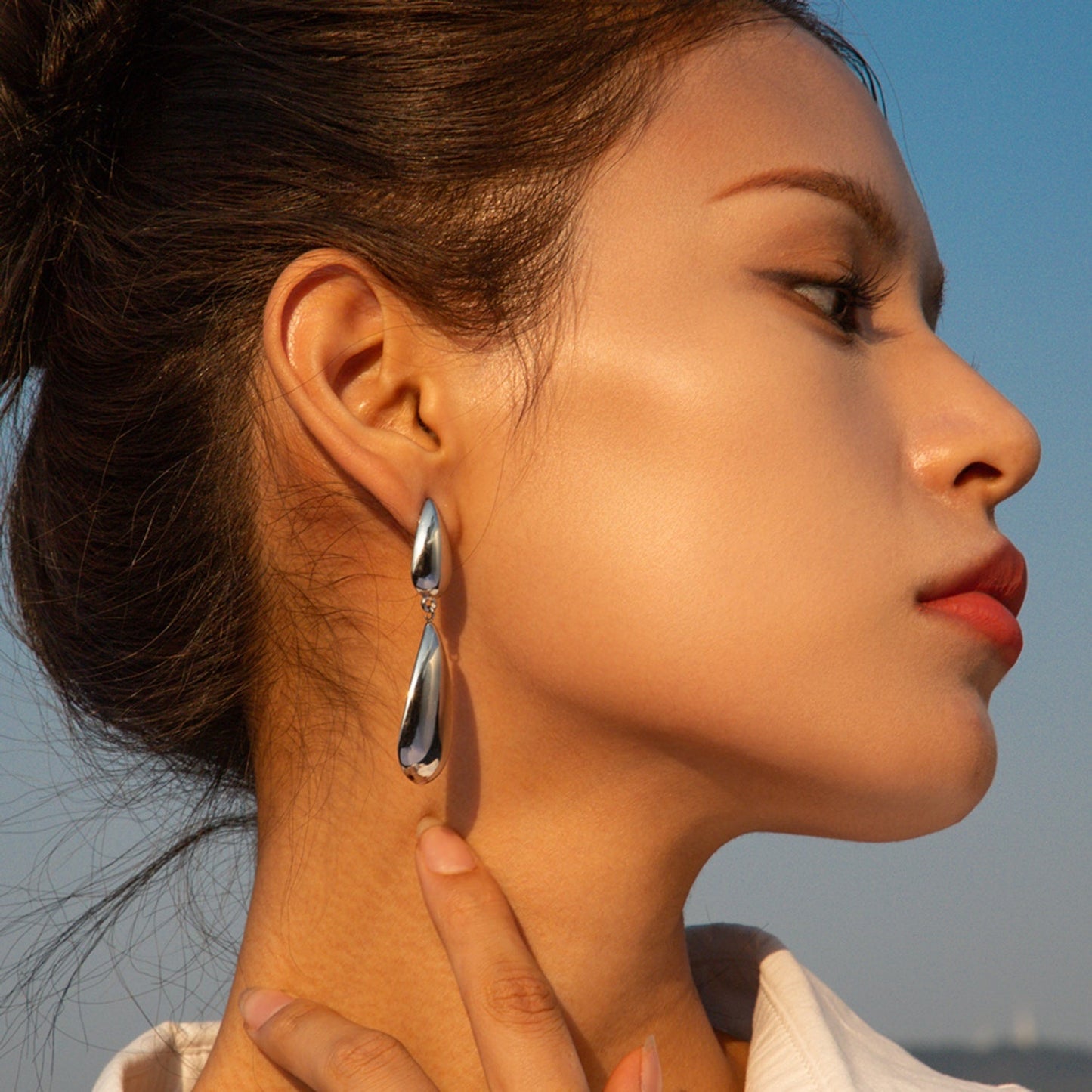 Stainless Steel Dangle Earrings - Avek Brand
