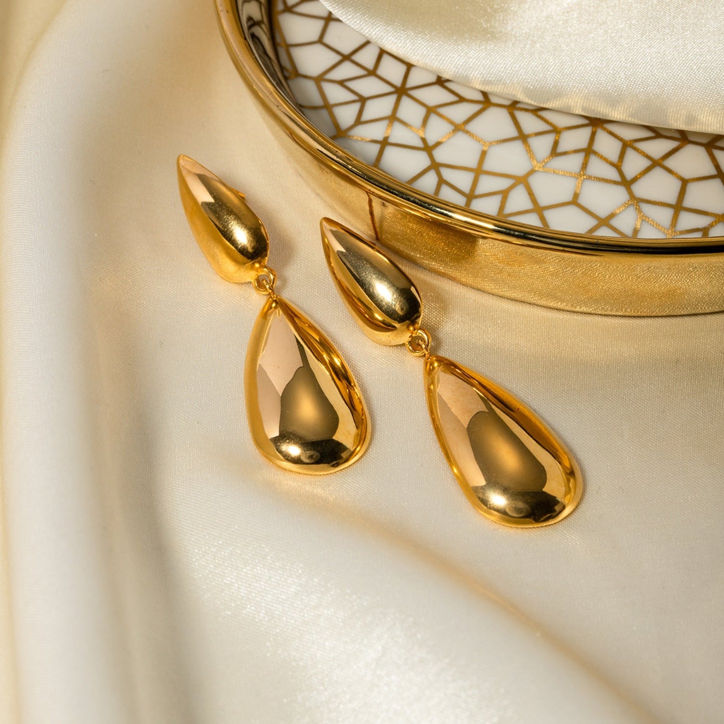 Stainless Steel Dangle Earrings - Avek Brand