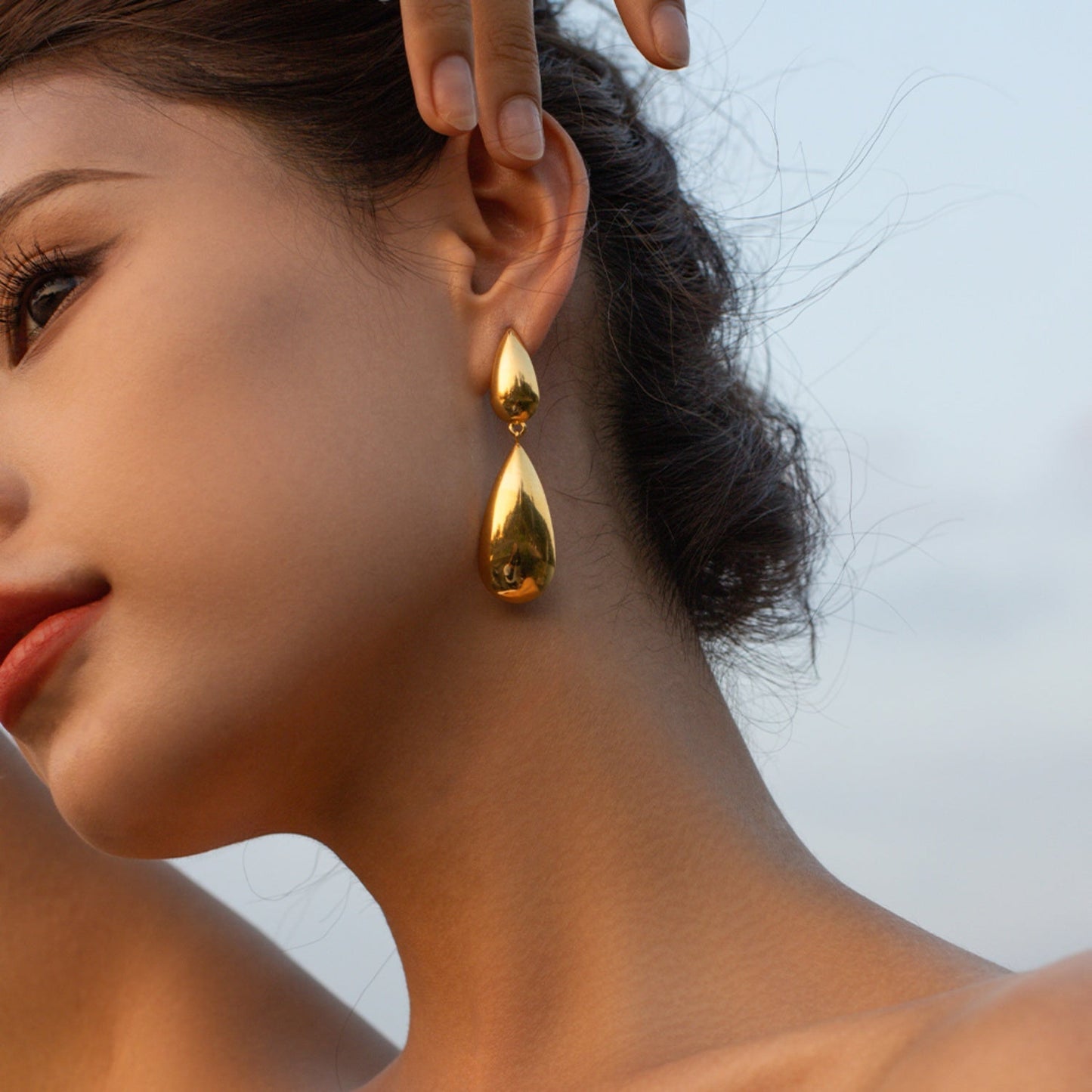 Stainless Steel Dangle Earrings - Avek Brand