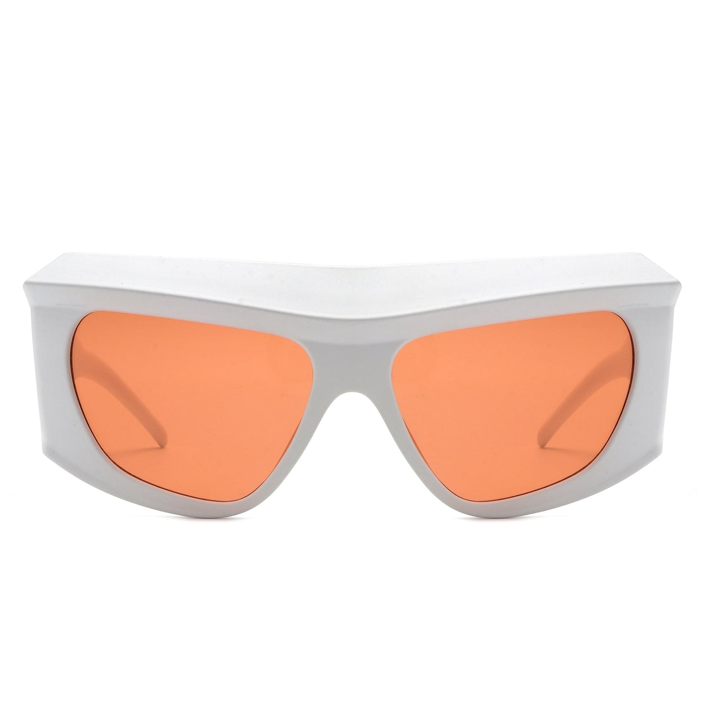 Thalia - Oversized Chunky Square Wrap Around Tinted Sunglasses - Avek Brand