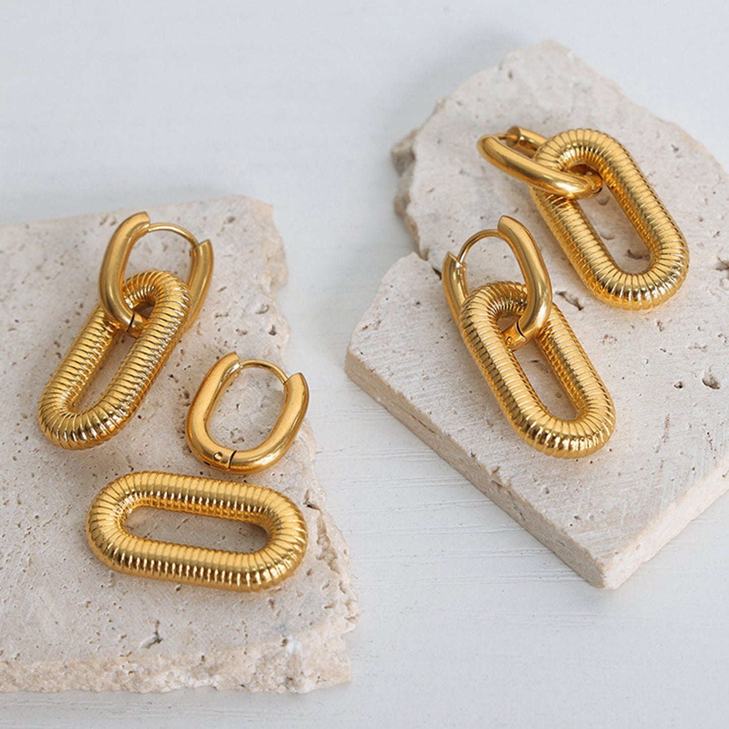 Titanium steel Dangle Earrings - Avek Brand