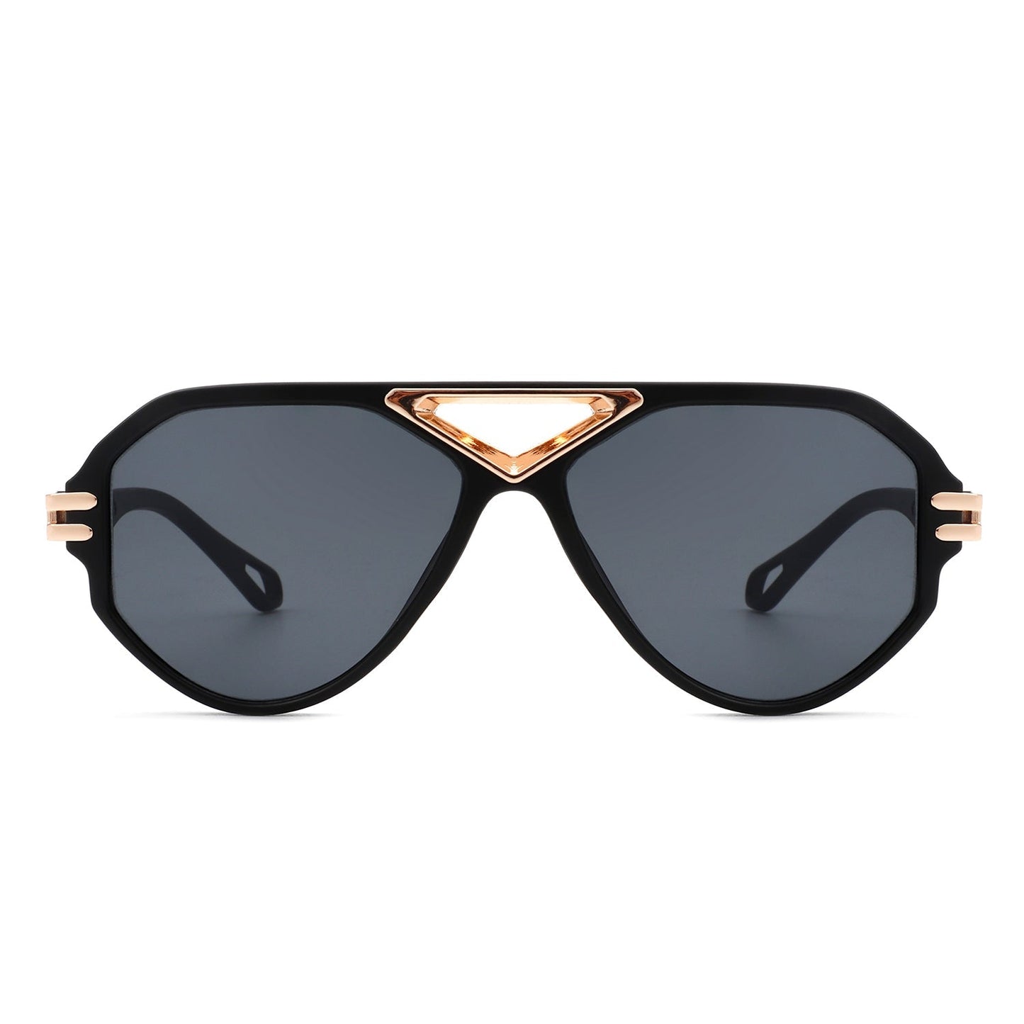 Unityth - Geometric Retro Round Vintage Fashion Aviator Sunglasses - Avek Brand