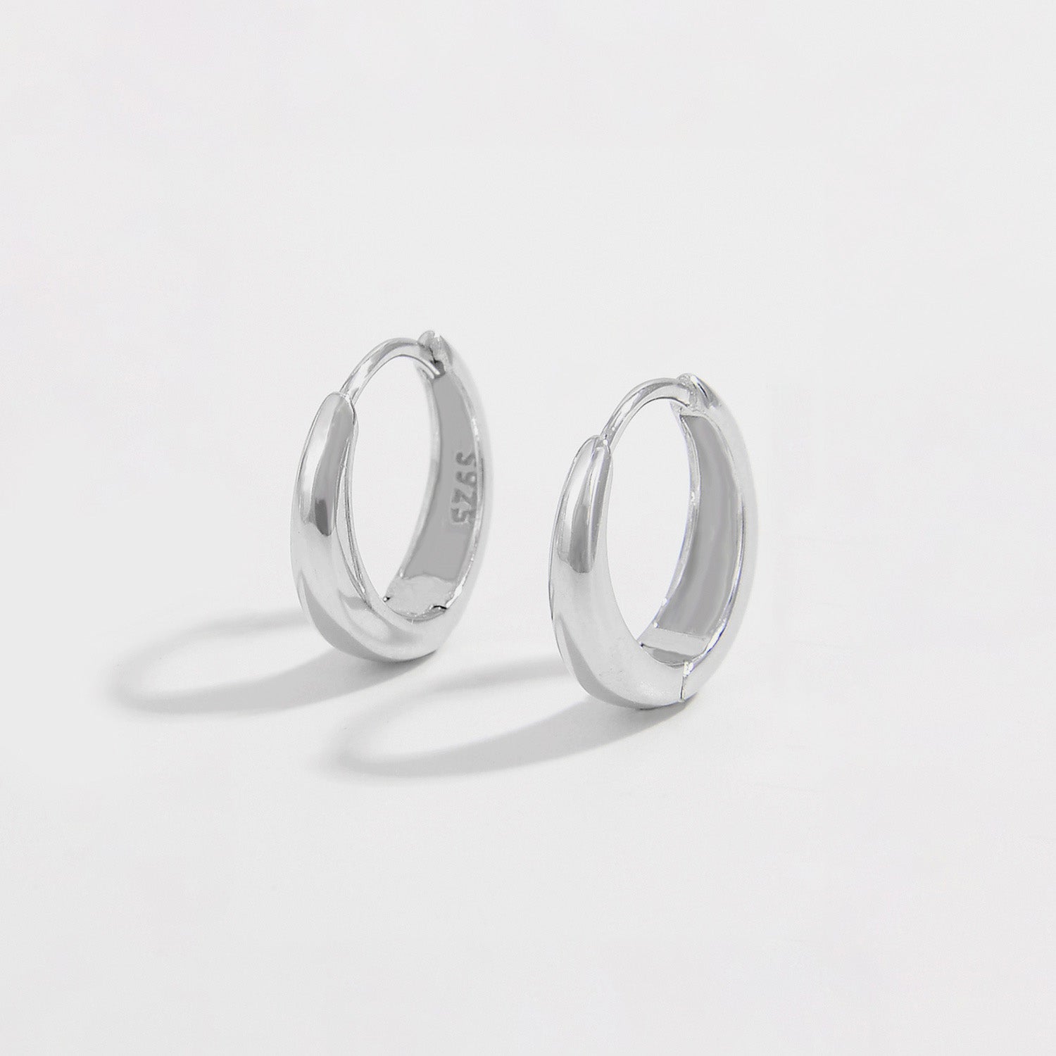 925 Sterling Silver Huggie Earrings - Avek Brand