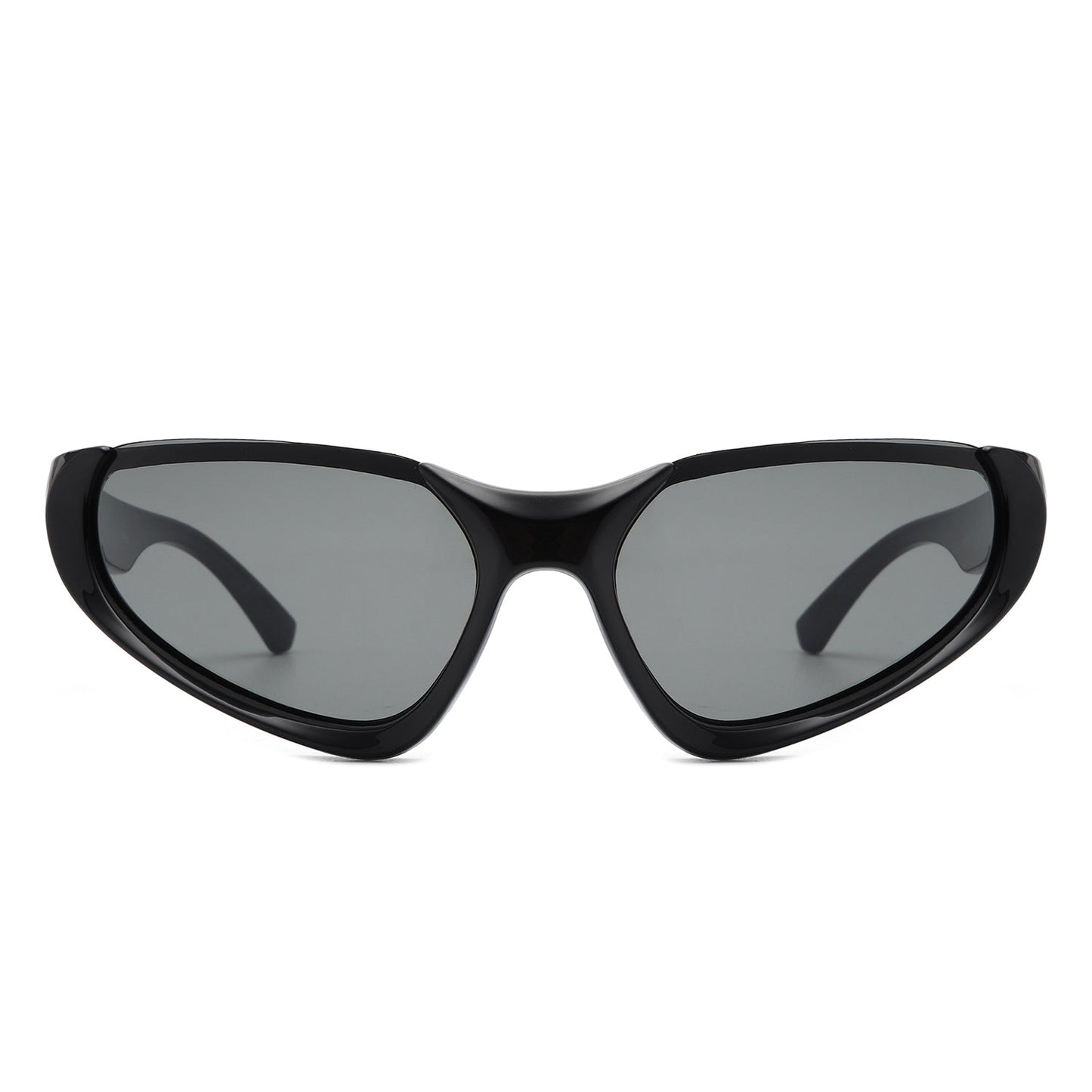 Dazzling - Retro Rectangle Wrap Around Fashion Sunglasses - Avek Brand