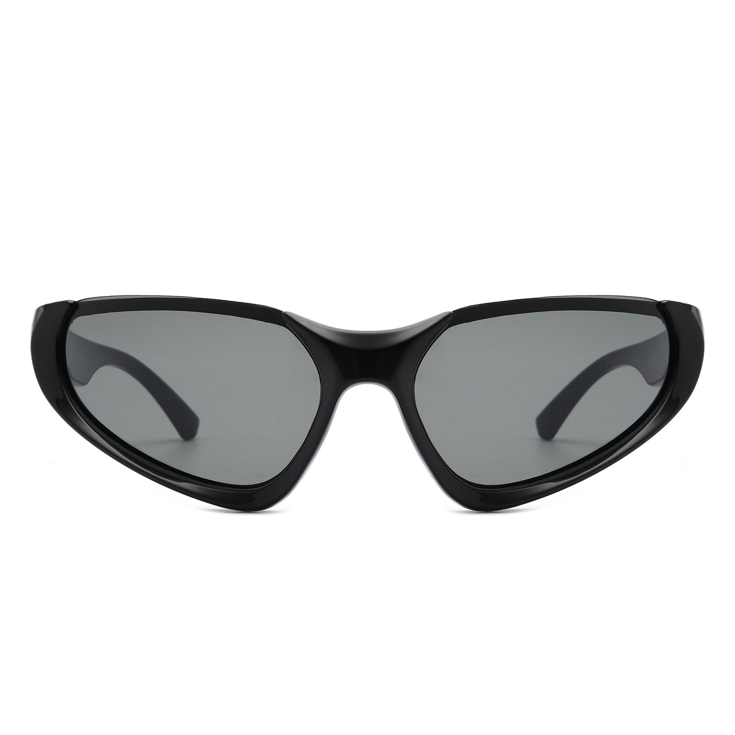Dazzling - Retro Rectangle Wrap Around Fashion Sunglasses - Avek Brand