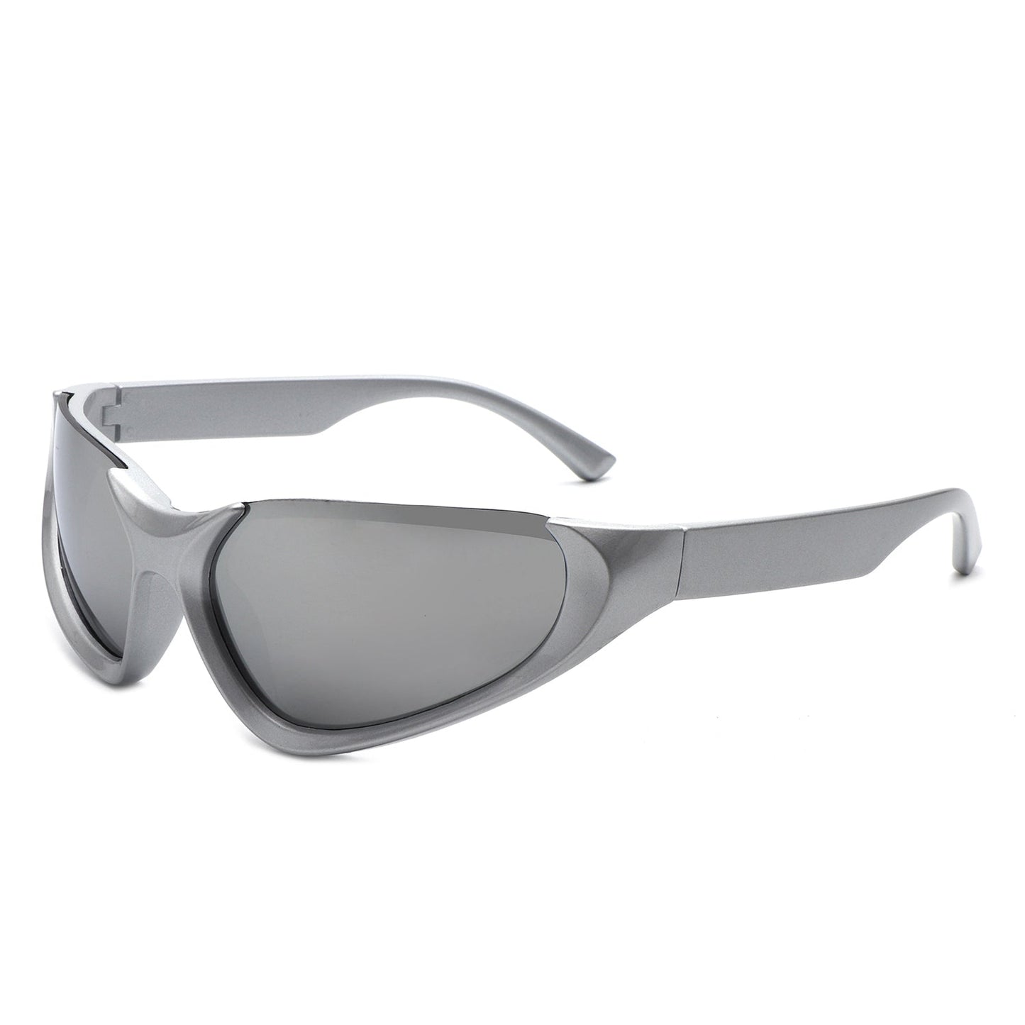 Dazzling - Retro Rectangle Wrap Around Fashion Sunglasses - Avek Brand