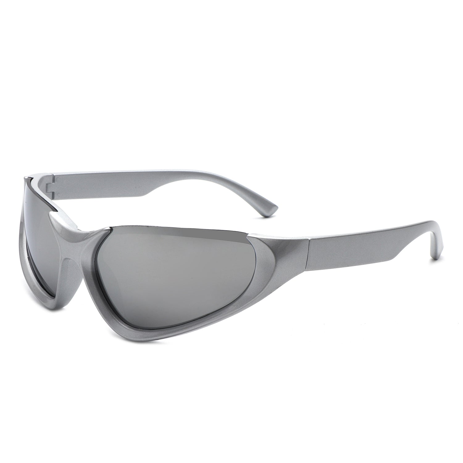 Dazzling - Retro Rectangle Wrap Around Fashion Sunglasses - Avek Brand