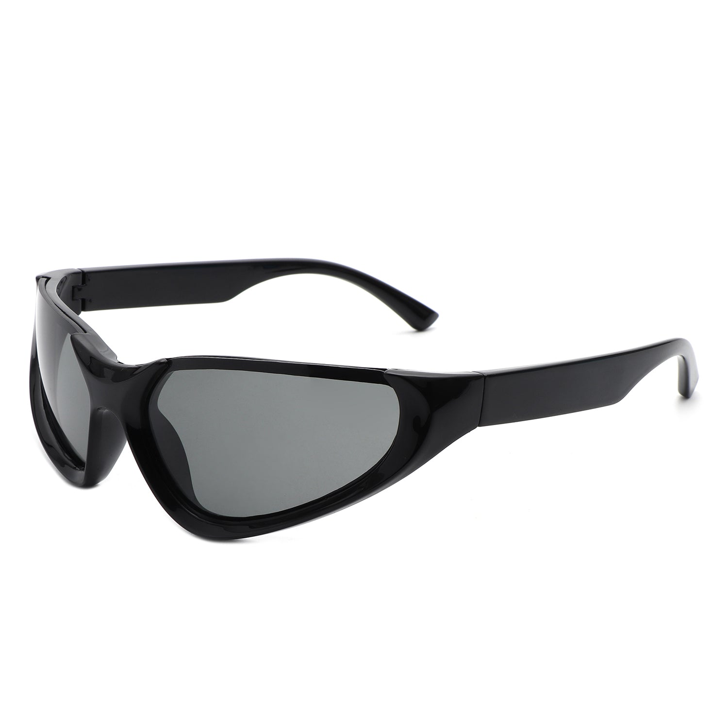 Dazzling - Retro Rectangle Wrap Around Fashion Sunglasses - Avek Brand