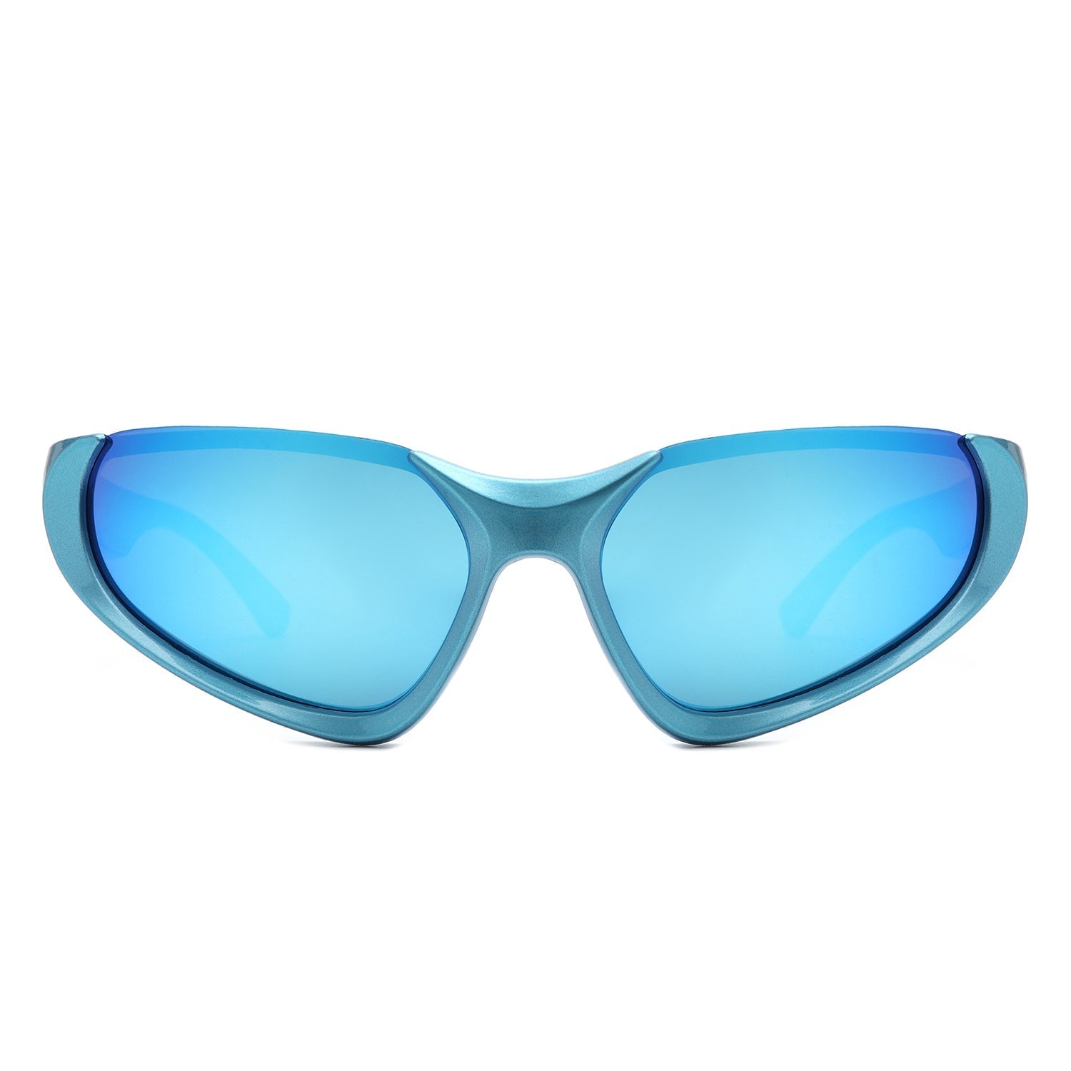 Dazzling - Retro Rectangle Wrap Around Fashion Sunglasses - Avek Brand