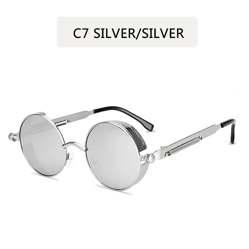 Metal Steampunk Sunglasses Men Women Fashion - Avek Brand