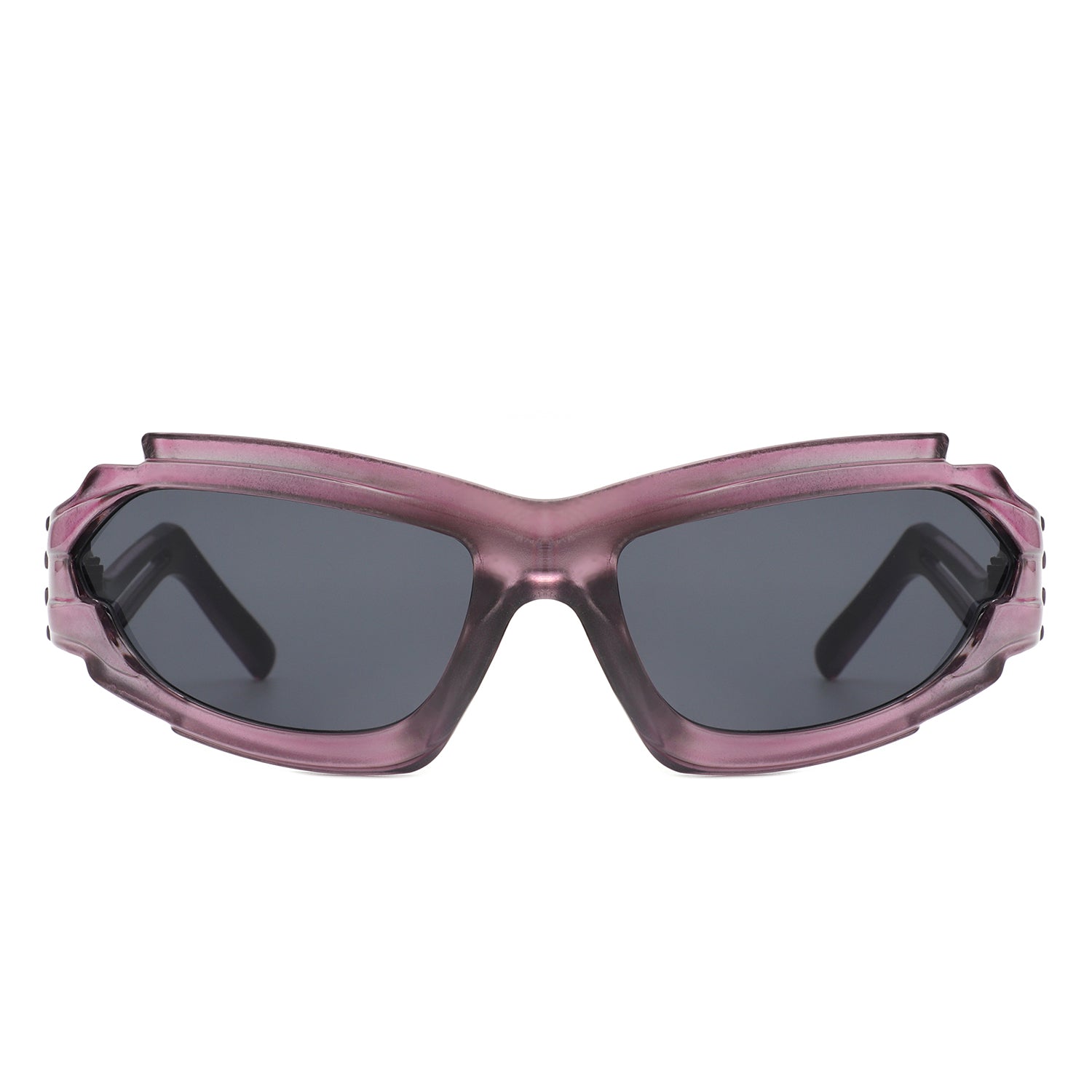 Moonhaze - Futuristic Rectangle Sport Wrap Around Sunglasses - Avek Brand
