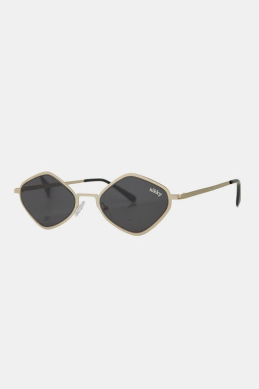 Nicole Lee USA Metal Frame Geometric Sunglasses - Avek Brand