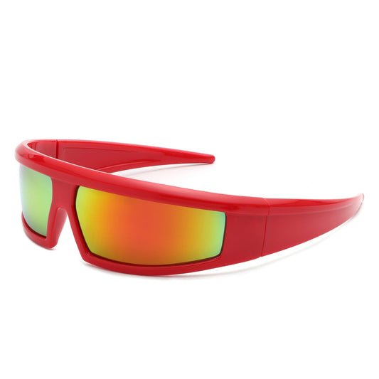 Starwise - Futuristic Y2K Wrap Around Sports Sunglasses - Avek Brand