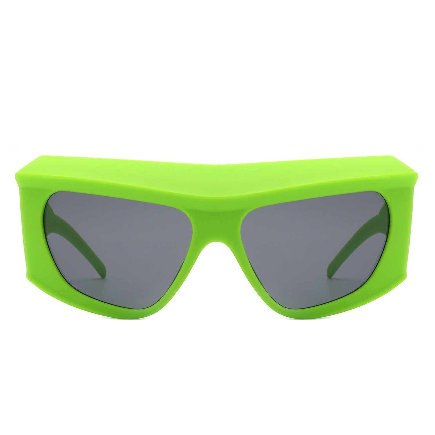 Thalia - Oversized Chunky Square Wrap Around Tinted Sunglasses - Avek Brand