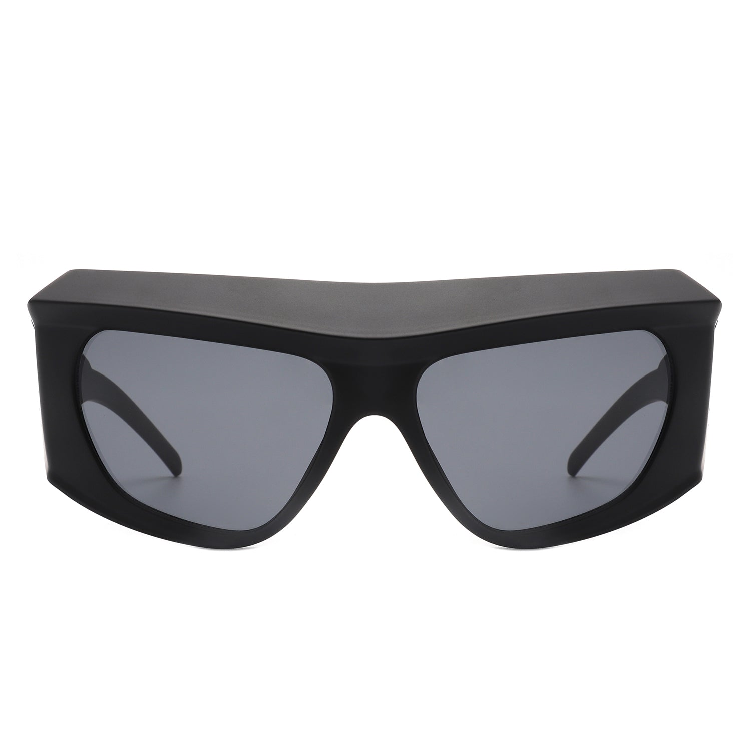 Thalia - Oversized Chunky Square Wrap Around Tinted Sunglasses - Avek Brand