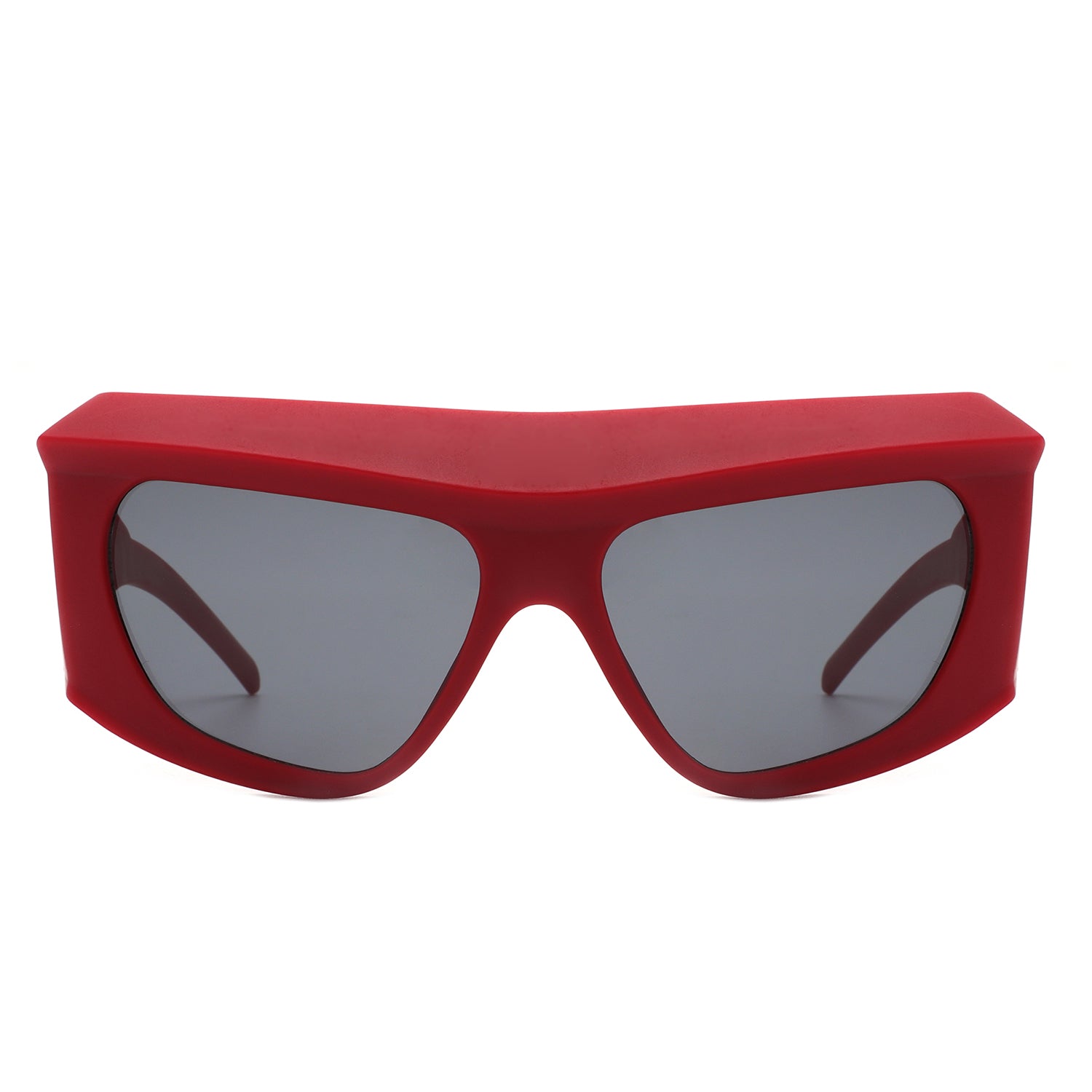 Thalia - Oversized Chunky Square Wrap Around Tinted Sunglasses - Avek Brand