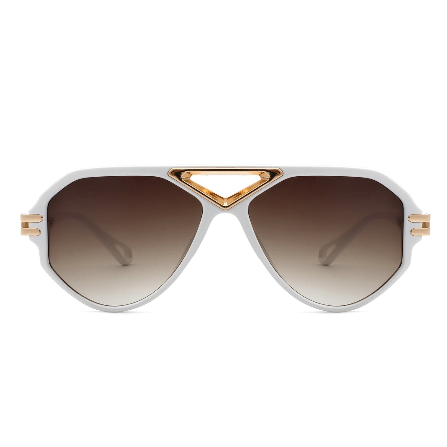 Unityth - Geometric Retro Round Vintage Fashion Aviator Sunglasses - Avek Brand