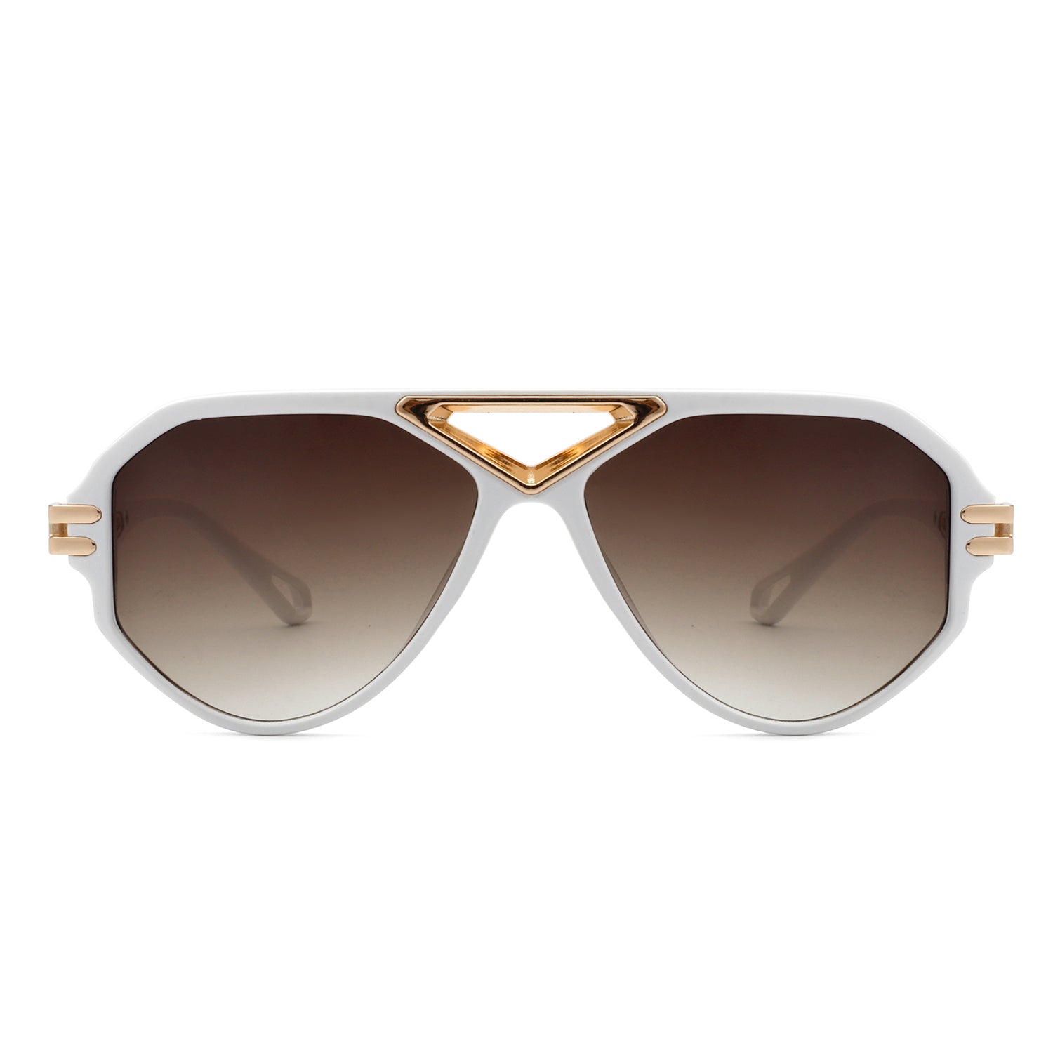 Unityth - Geometric Retro Round Vintage Fashion Aviator Sunglasses - Avek Brand