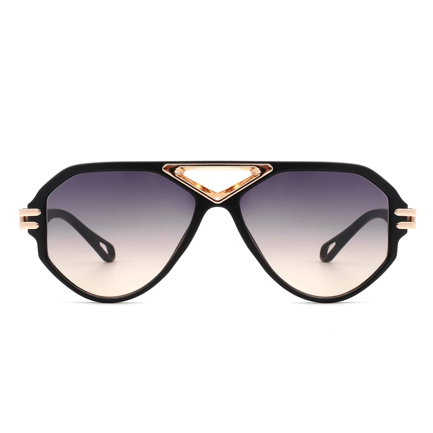 Unityth - Geometric Retro Round Vintage Fashion Aviator Sunglasses - Avek Brand