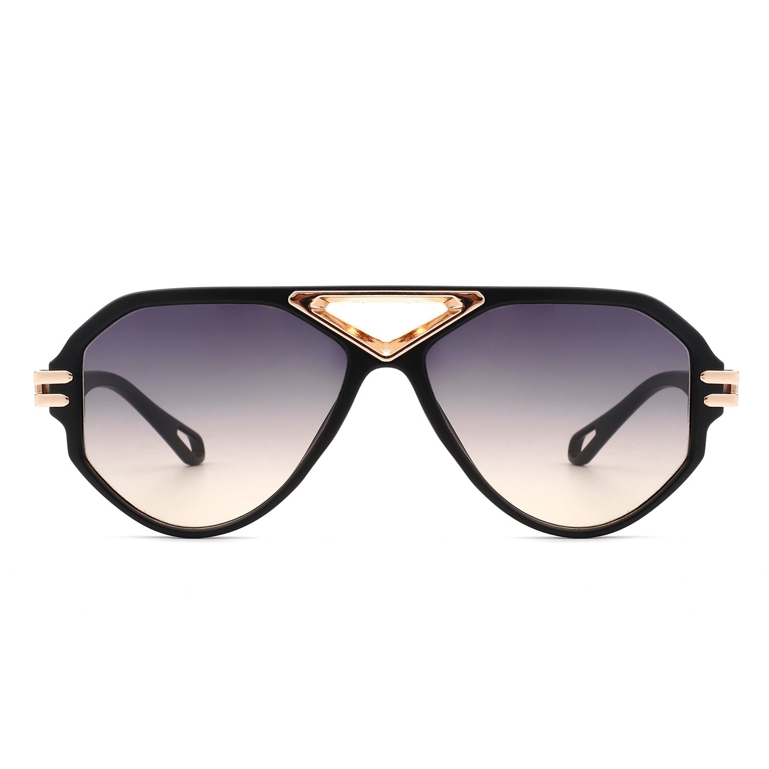 Unityth - Geometric Retro Round Vintage Fashion Aviator Sunglasses - Avek Brand