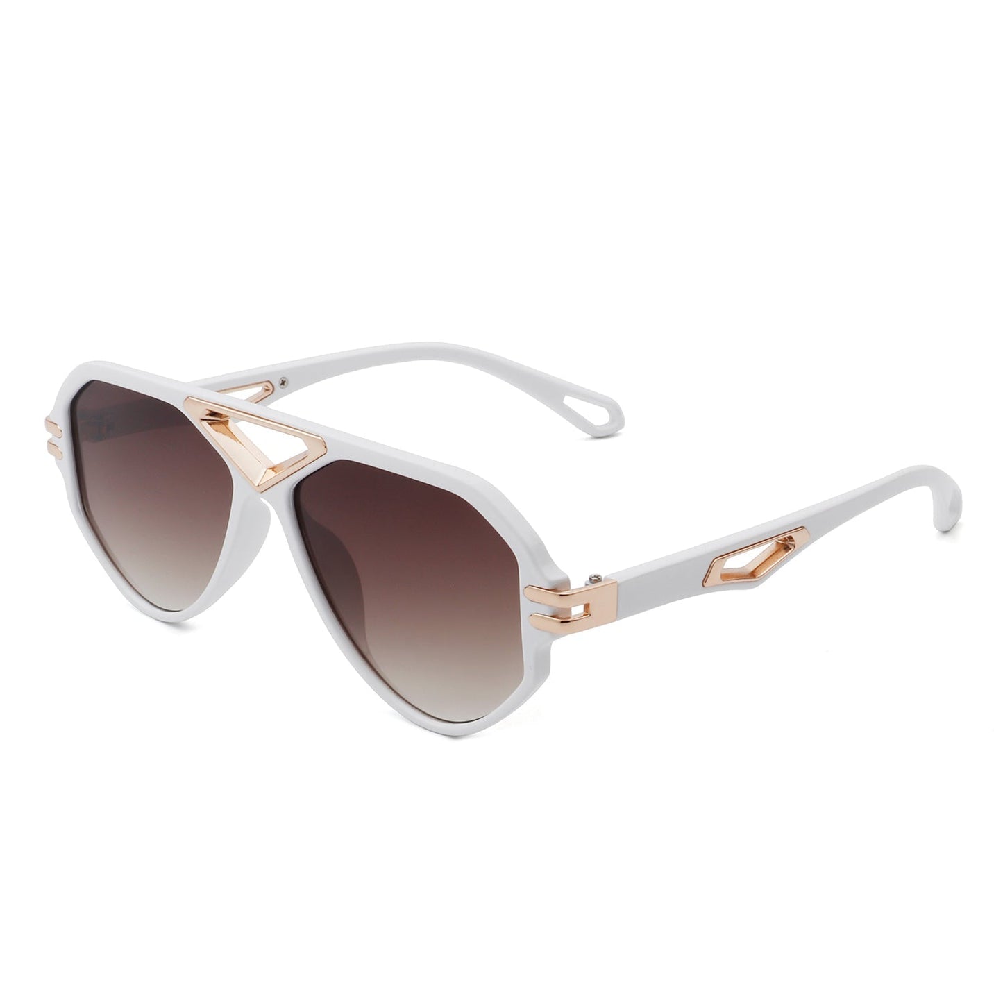 Unityth - Geometric Retro Round Vintage Fashion Aviator Sunglasses - Avek Brand