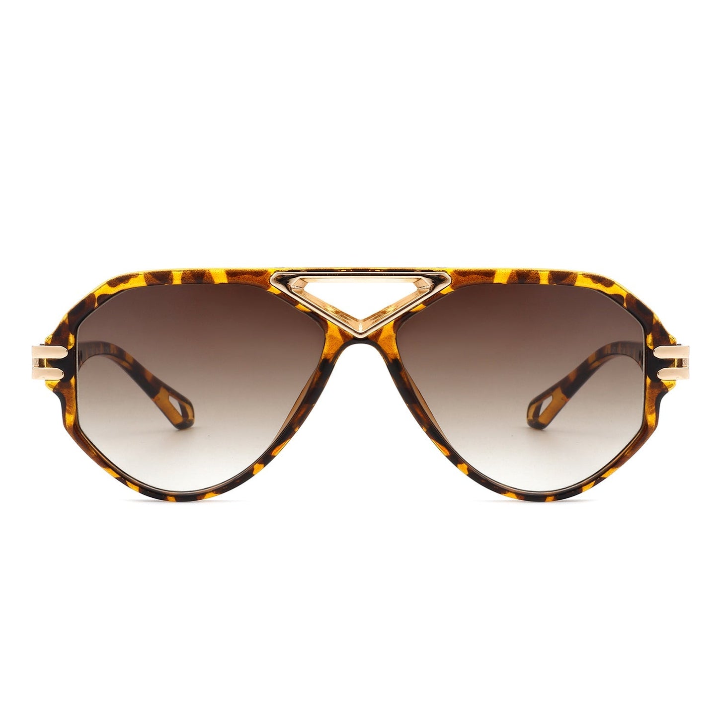 Unityth - Geometric Retro Round Vintage Fashion Aviator Sunglasses - Avek Brand