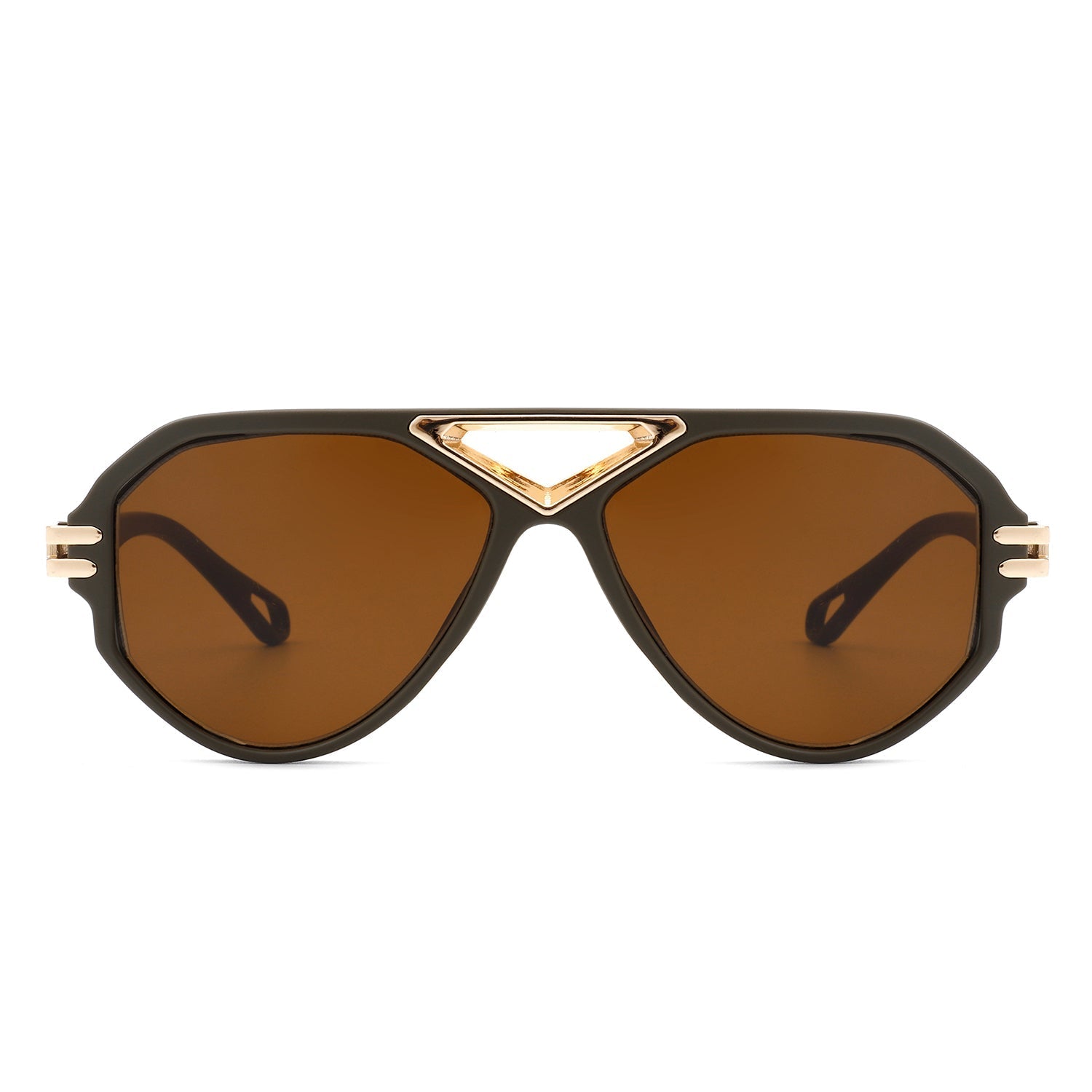 Unityth - Geometric Retro Round Vintage Fashion Aviator Sunglasses - Avek Brand